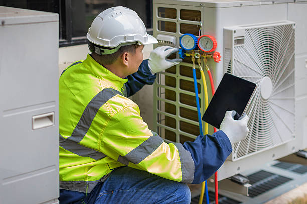 Professional Air Conditioning Repair technician working in West Hyannisport, MA